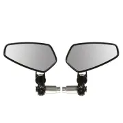 7/8inch 22mm Handlebar End Side Rear View Mirrors Motorcycle Universal Aluminum