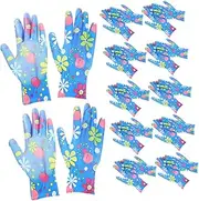 BESPORTBLE Wear-resistant Static Gloves 12 Pairs of Safety Work Gloves for Labor Protection Non-skid Mitten for Gardening Art