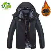 Men Warm Outdoor Jackets Coats Men Waterproof Thick Fleece Jackets Men Outwear