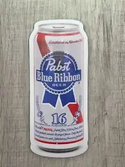 PBR Pabst Blue Ribbon Magnet Vinyl Decal Classic Retro Tall Boy Can