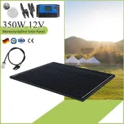 12V 350W Fixed Solar Panel Kit Mono Generator RV Caravan Camping Charger 350watt