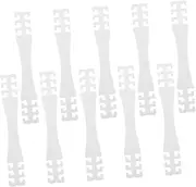 HOODANCOS 10Pcs Mask Band Buckle for Comfortable Ear Support Convenient Mask Supplies for Men Women Reusable Easy to Clean White