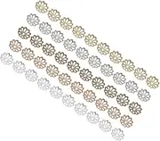 Hohopeti 1000pcs Assorted Bead Caps for Jewelry Making DIY Accessories Flower Shape Metal End Caps
