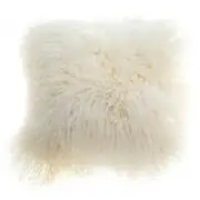 Mongolian Lambswool Natural Cushion! Top Quality Soft & Luxurious! Great Gift