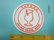 BEER Collectible STICKER ~^~ TAVOUR Home Delivery Service for Great Craft Brews