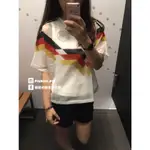 【豬豬老闆】ADIDAS GERMANY LAYER 白 德國 世足賽 半透明 內有背心 短版 短T CY0684