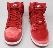Nike SB Dunk High Red Velvet Mens Sneakers Shoes 11.5 US 313171 661 NIB