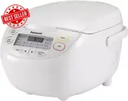 Panasonic 5-Cup Rice Cooker, White (SR-CN108WST)