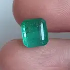 3.45 Carat Natural Zambian Emerald Octagon Cut Loose Gemstone For Ring Making