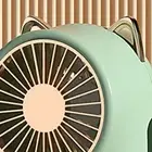 HG Green Misting Desk Fan Fortune Cat Shape Multifunction Nano Spray 3 Speeds
