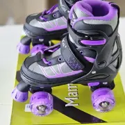 MammyGol Roller Skates for Kids Boys Girls, Adjustable Quad Skates with Light...