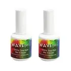 WaveGel Shiny Top Coat Gel - No Clean 0.5oz - Pack of 2