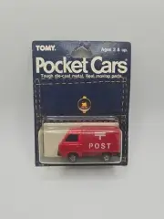 Vintage Tomy Tomica Pocket Cars No. 31 Subaru Sambar Post Box Truck NIP Japan
