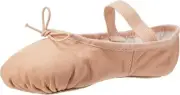 Bloch Dance Girl's Dansoft Full Sole Leather Ballet Slipper/Shoe Pink 12X-Narrow