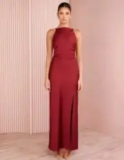 Pilgrim Burgundy Dress Size 6 New With tags