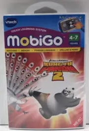NEW& SEALED -VTECH MOBIGO KUNG FU PANDA 2 TOUCH LEARNING SYSTEM ~ 4-7 YEARS OLD
