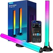 Govee RGBIC TV Light Bars, 15 Inches WiFi TV Backlight with Double Light Beads, Smart Light Bars with Multiple Placement Options Suitable for 45-70 inch TVs, Work with Alexa and Google Assistant