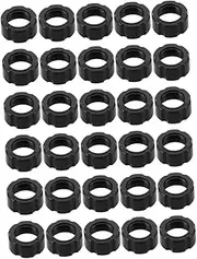 WOONEKY 30pcs Car Mount Nut 17mm Ball Head Screw Cap Tightening Rings for Ball- Fixed Adapter for Camera Dvr Phone