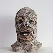 Mummy Mask Halloween Props Adults' Men's Women's Funny Scary Costume Halloween Carnival Mardi Gras Easy Carnival Costume