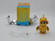 Kidrobot Futurama Universe X Golden Bender 3" Vinyl Figure Gold Chase Universe B