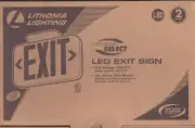 NEW: (1) LED EXIT SIGN (Lithonia Lighting) ~Contractor Select~