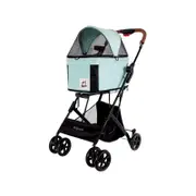 Ibiyaya Travois Tri-fold Pet Travel Stroller System - Spearmint