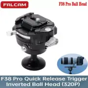 FALCAM F38 Pro Quick Release Trigger Inverted Ball Head For TreeRoot Tripod 320P
