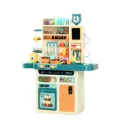 Kids Pretend Kitchen Playset Food Sink Cooking Utensils - 73pcs