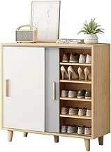 Foret Shoe Cabinet Rack Organiser Shelf Sideboard Hallway Storage Cupboard 90cm