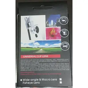 LQ-001 廣角 微距 魚眼 三合一夾子 手機 平板 IPhone Samsung Nokia Sony 自拍用 全新