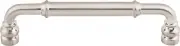 Top Knobs TK884BSN Brixton Pull 5 1/16" (c-c) Brushed Satin Nickel