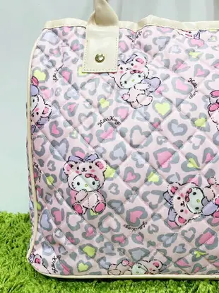 【震撼精品百貨】Hello Kitty 凱蒂貓 日本SANRIO三麗鷗KITTY肩背包-粉豹紋*65332 震撼日式精品百貨