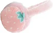 [FOYTOKI] 1pc Fruit Embroidered Earmuffs Stuffed Panda Cute Socks Headband Plush Winter Earmuff Kid Faux Fur Earmuffs Outdoor Earmuffs Warm Plush Ear Headband Earmuff Women Earmuff