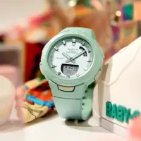 在飛比找momo購物網優惠-【CASIO 卡西歐】Baby-G 藍牙 計步雙顯運動手錶-