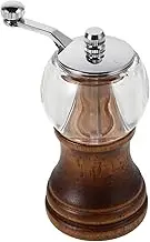 Outanaya Manual Pepper Grinder with Crank Handle Mini Salt Mill for Easy Operation Kitchen Camping BBQ Portable Design for Convenient Use and Effortless Cleaning