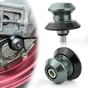 2pcs 8MM Motorcycle Swing arm Sliders Spool CNC Swing Arm Stand Screw for Bmw S1000RR Honda CBR600RR 1000RR Kawasaki Z800 Z900 Z1000 Ducati titanium