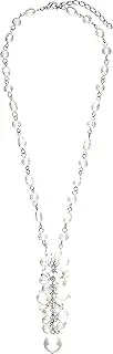 [crystal heart] Bead Necklace/Crystal [7432]