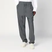 [Fear of God] Gray cotton and wool trousers L Grey
