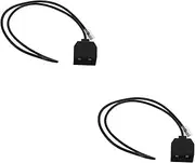 MERRYHAPY 2pcs Rj9 Telephone Line Adapter 4p4c Detachable Lines DIY Phone Splitter