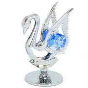 Swan Figurine 2 Anniversary Swarovski Crystal M