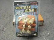 Brain Teaser Real Wood 3D Puzzle New