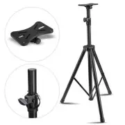 Hridz 186cm Heavy-Duty Speaker Stand Professional DJ Tripod with Base Plate