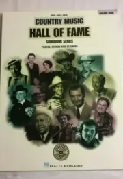Country Music Hall of Fame Vol 4, Song Book Hal Leonard