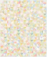 SHABBY CHICK - 98" x 81.5" - Pastel Pre-cut Patchwork Quilt Kit by Quilt-Addicts