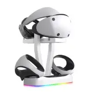 Dual-Fast Charger-Wireless Controller Charging-Dock Station for PS VR2 VR-Handle