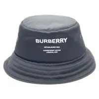 在飛比找蝦皮購物優惠-BURBERRY帽子 肩背水桶包黑色 尼龍 日本直送 二手