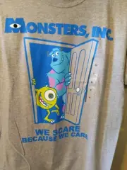 NWT! Monster's, Inc Shirt. We Scare Because We Care. Mike And Sully. Size Medium