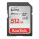 SanDisk 512GB 記憶卡 Ultra SDXC UHS-I C10 公司貨