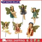 Mini Fairy Miniature Resin Elf Set Garden Micro Landscape Angel Statue DIY Decor