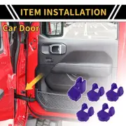 Door Limiting Cover Trim for Jeep Wrangler JL JLU 2018-2024 Purple (for: Jeep)
